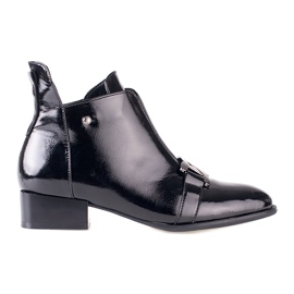 Elegantes botas negras de W. Potocki negro