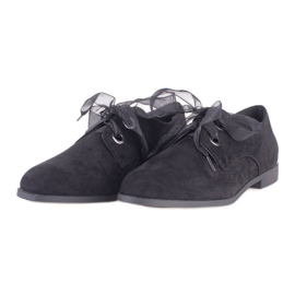 Zapatos elegantes con cordones Shelovet negro