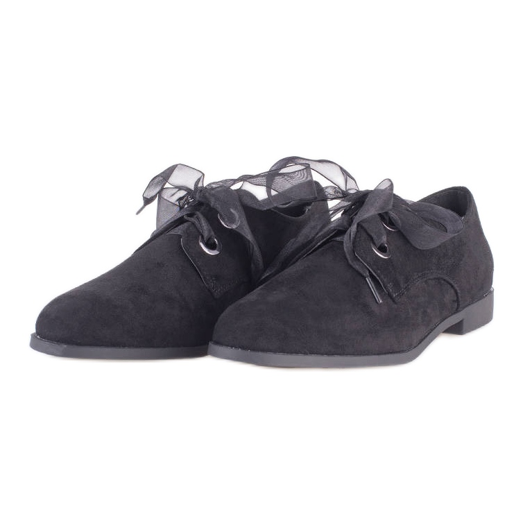Zapatos elegantes con cordones Shelovet negro