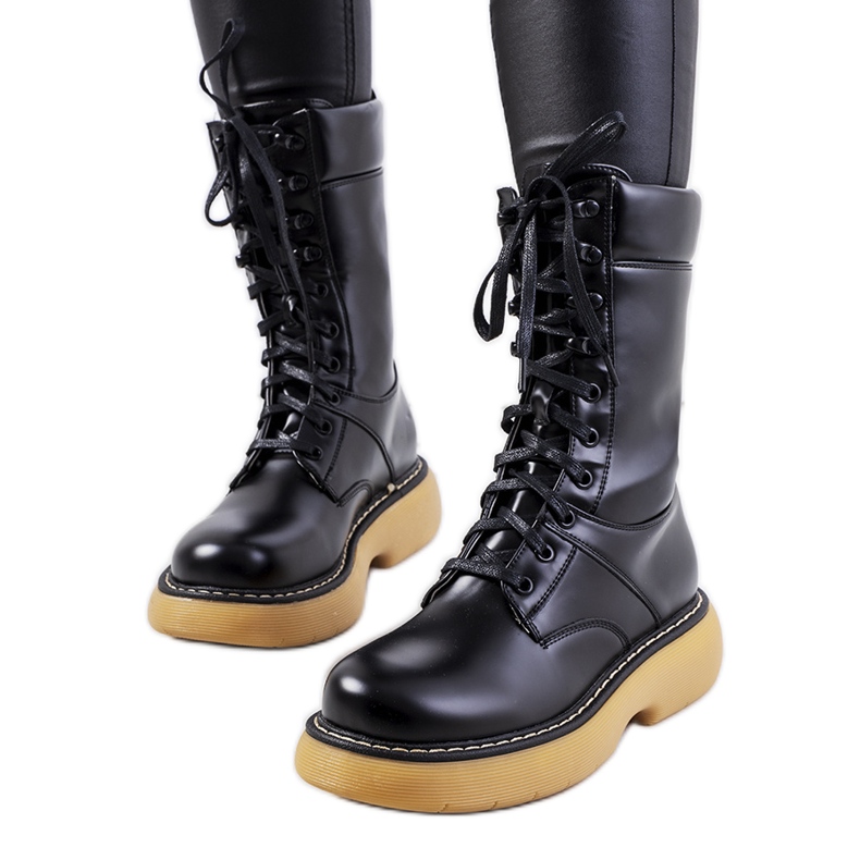 Botas negras de Redel negro Botas negras de Redel negro