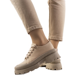 Zapatos Maryland de mujer beige