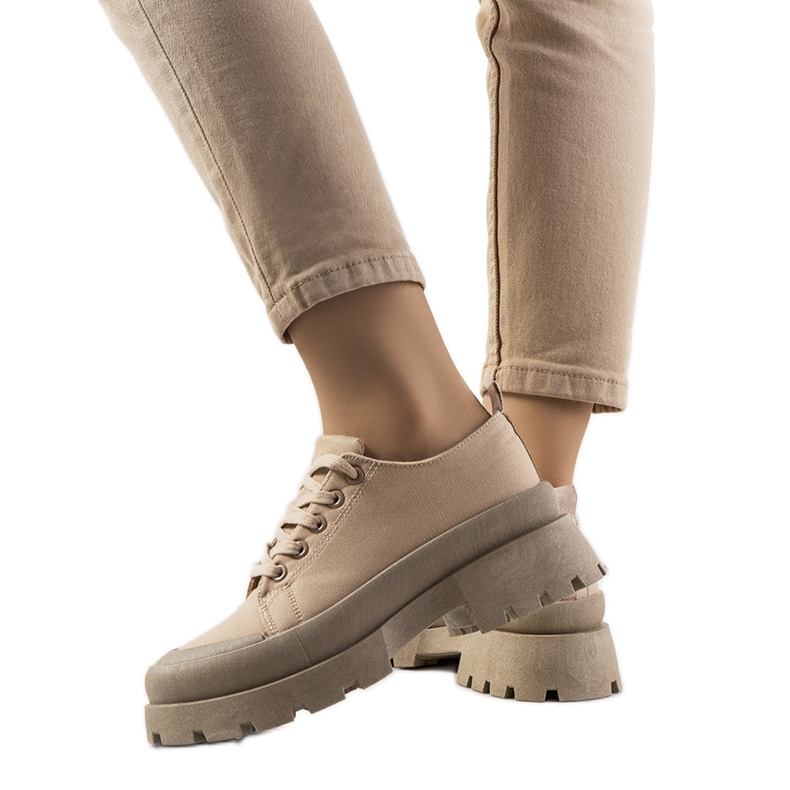 Zapatos Maryland de mujer beige