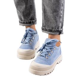 Zapatos azules de mujer