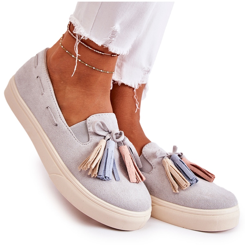 PS1 Zapatillas Mujer Slip-On Gris Venira