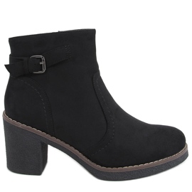 Botas con tacón de goma Retta Negro