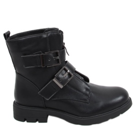 Botas militares negras Umroo negro
