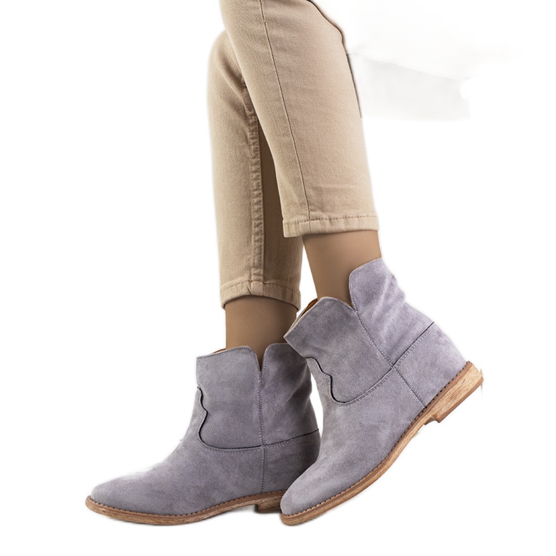 Botines grises Zoki
