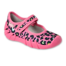 Pantuflas infantiles befado speedy 109P256 rosa negro Pantuflas infantiles befado speedy 109P256 rosa negro