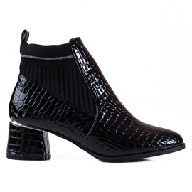 T.Sokolski Botines Chelsea de mujer negros Sokolski con tacón