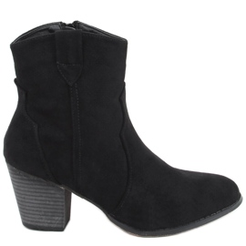 Botas cowboy de tacón alto Seed Black negro