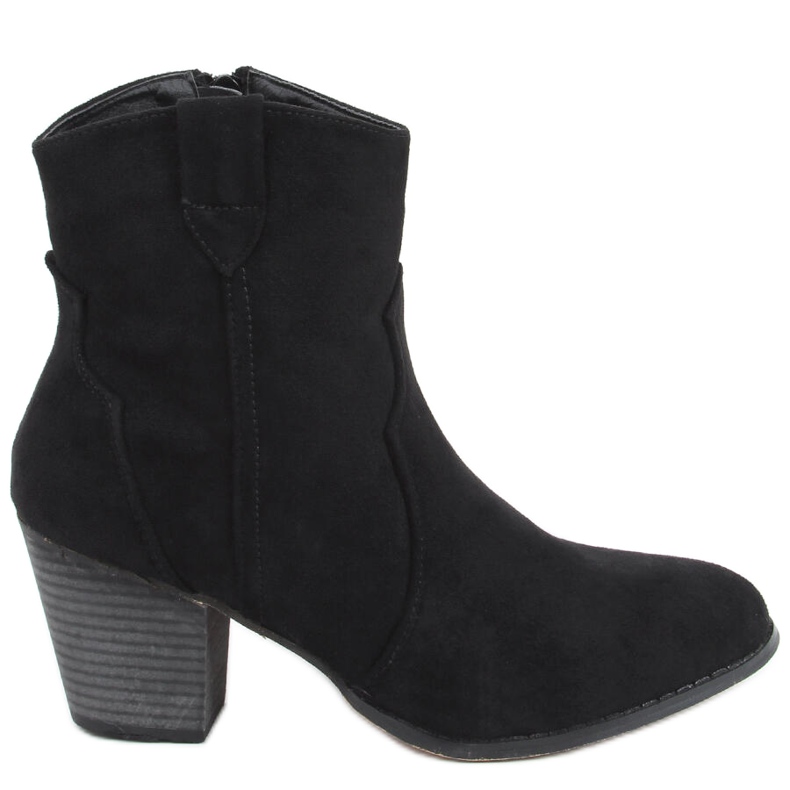 Botas cowboy de tacón alto Seed Black negro
