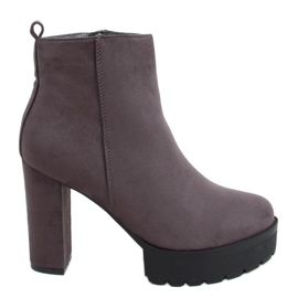 Botas con plataforma Rumma Grey gris