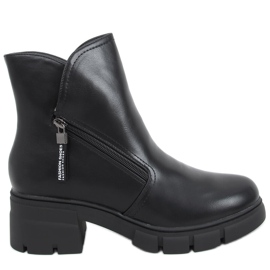 Botas Burun Black de suela alta negro