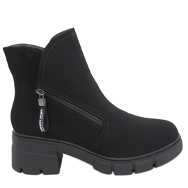 Botas Alaska Black de suela alta negro