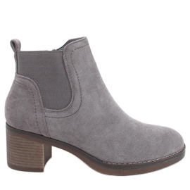 Botas de tacón ancho Fill Grey gris