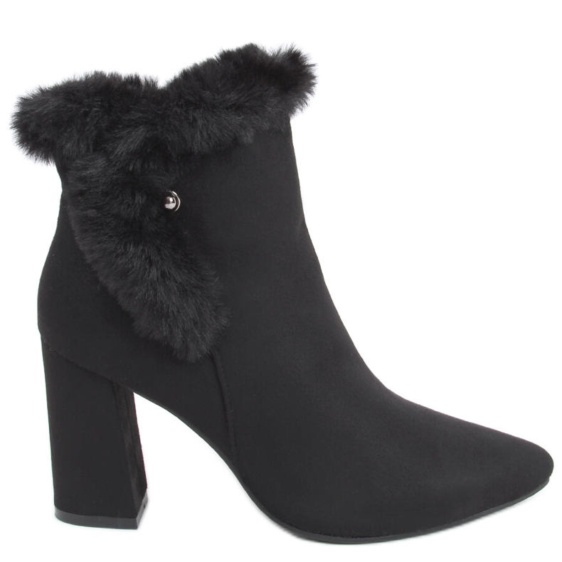 Botas de tacón Alison Black negro