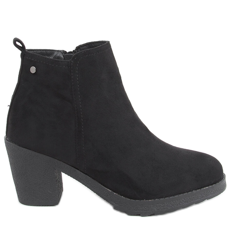 Botas de tacón ancho Wimko Black negro
