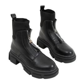 Botas con parte superior tipo calcetín Dolly Black negro