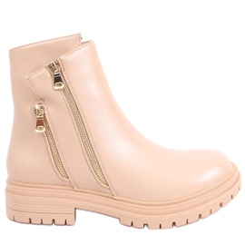 Botas planas mujer Janine beige