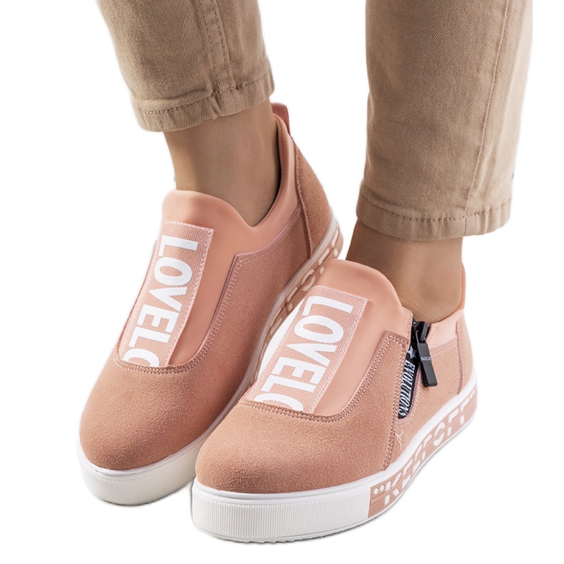 Zapatillas slip-on rosas Lovelo rosado