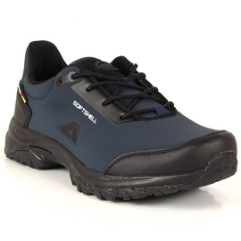 Zapatos de trekking impermeables para hombre American Club azul marino