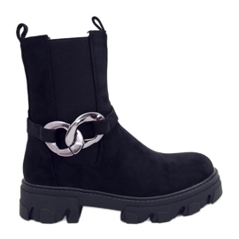 Botines Chelsea con parte superior Calipso Black negro