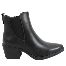 Botas negras tacón bajo Melba negro
