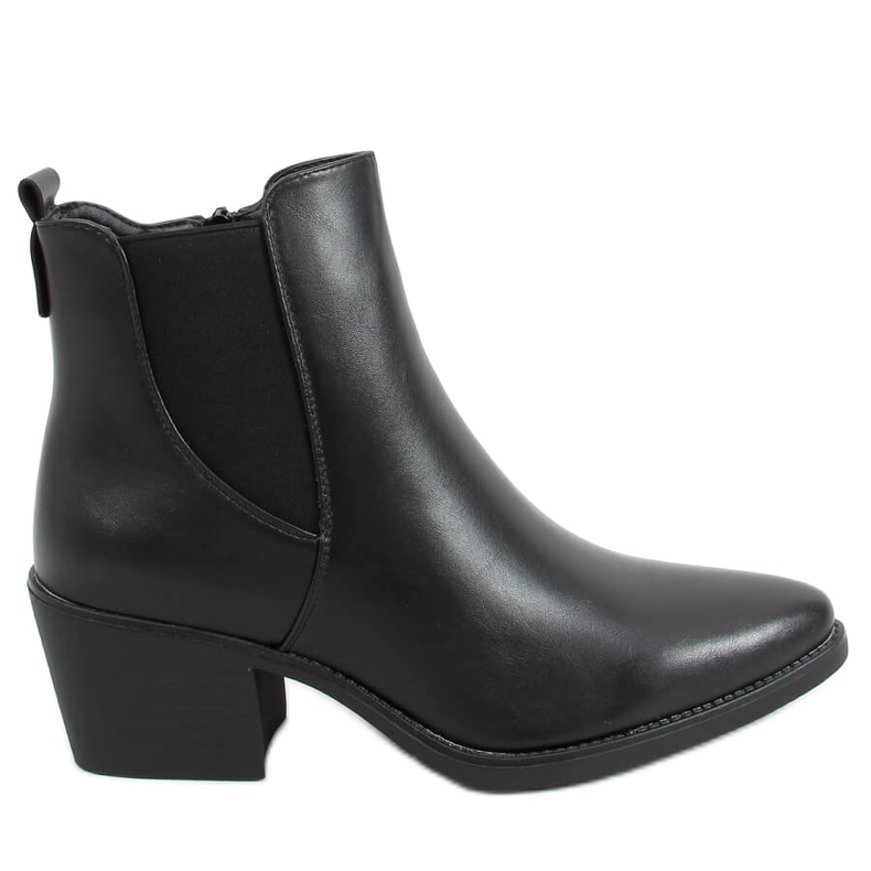Botas negras tacón bajo Melba negro