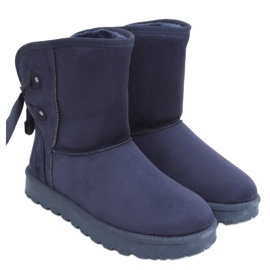 Botas de nieve Emusy con lazos Stella Blue azul marino