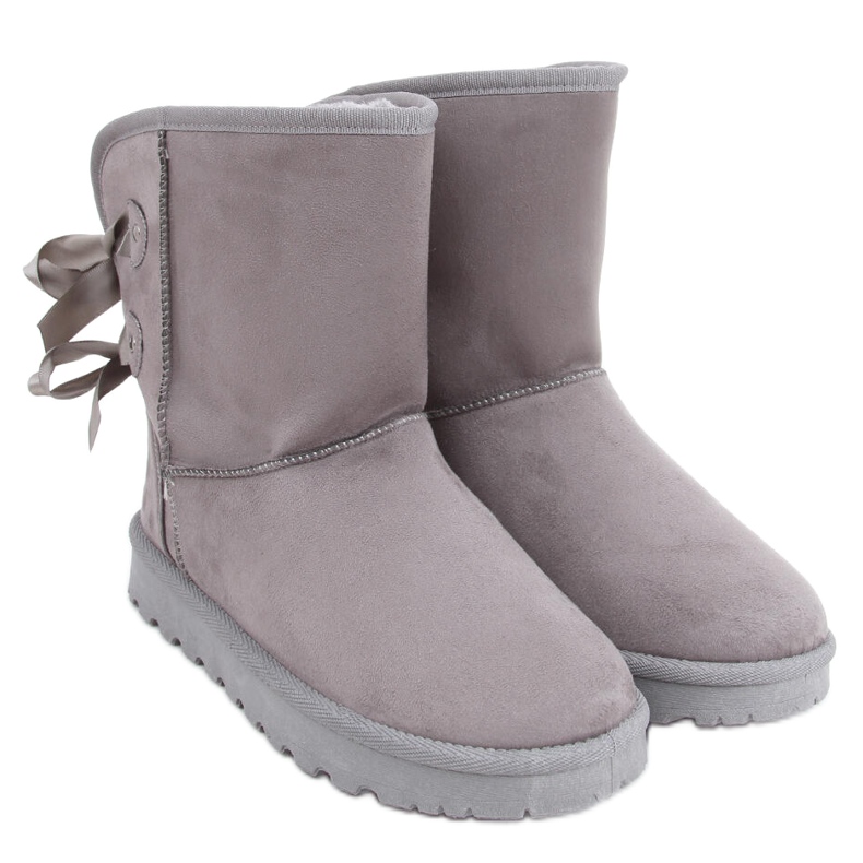 Botas de nieve Emusy con lazos Stella Grey gris