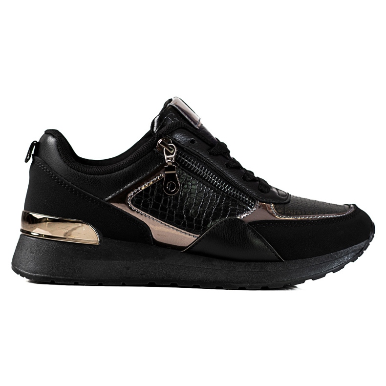 Zapatillas de mujer en la plataforma Shelovet negro