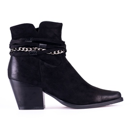 Botas cowboy Shelovet negras para mujer negro