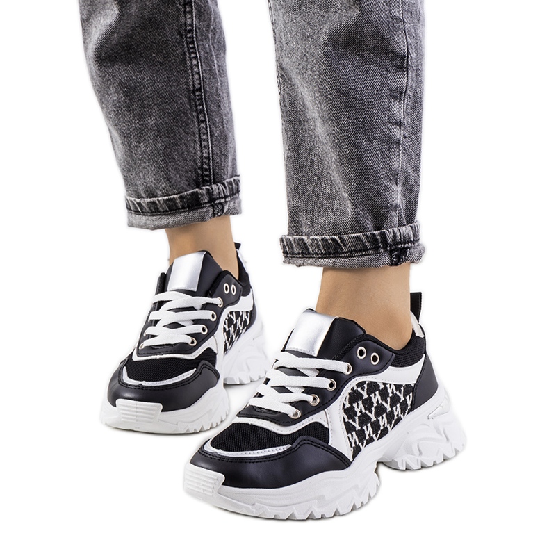 Deportivas mujer Florival blanco y negro