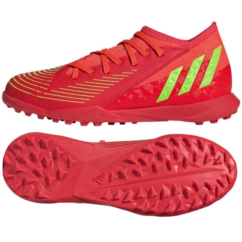 Zapatillas Adidas Predator Edge.3 Tf Jr GV8503 rojo naranjas y tintos Zapatillas Adidas Predator Edge.3 Tf Jr GV8503 rojo naranjas y tintos