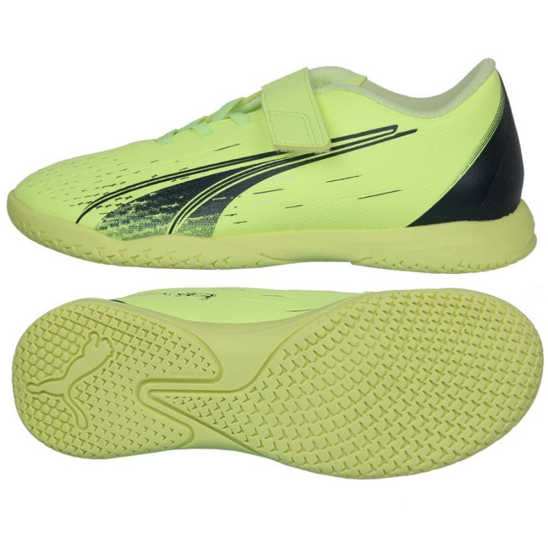 Zapatos Puma Ultra Play It V Jr 106929 01 verde verde