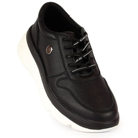Deportivas negras con plataforma Vinceza W JAN131 negro