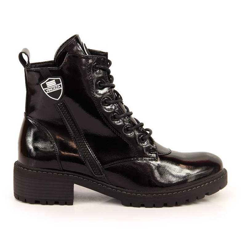 Botas con aislamiento Vinceza W JAN138A lacado negro