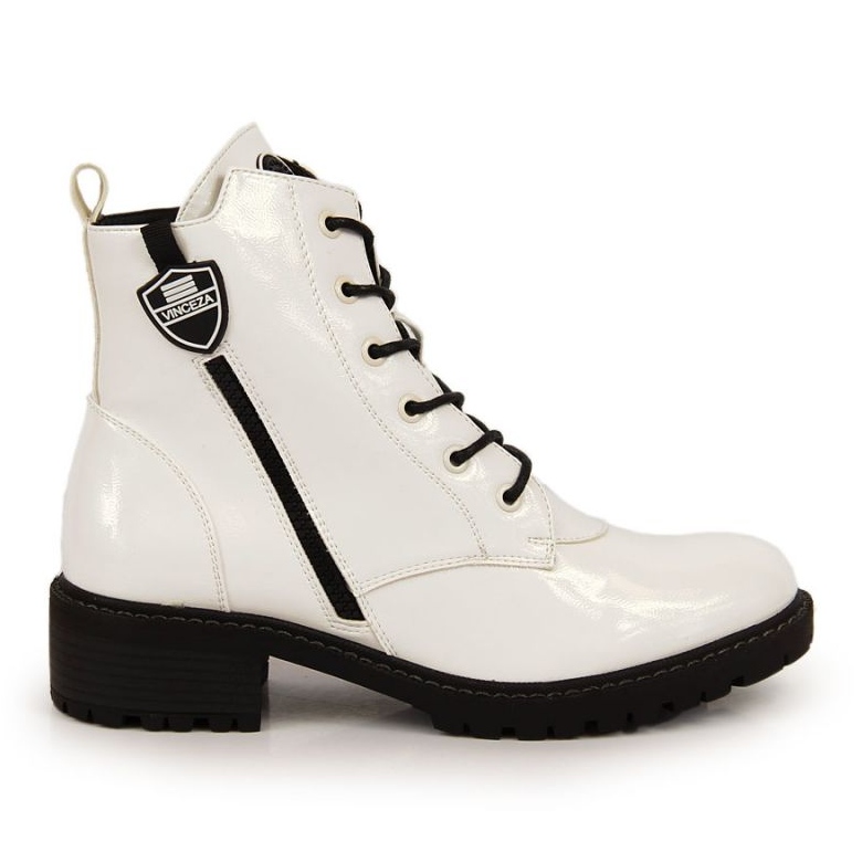 Botas con aislamiento Vinceza W JAN138B lacado blanco