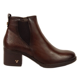 Botas mujer insuladas piel serpiente marrón Potocki