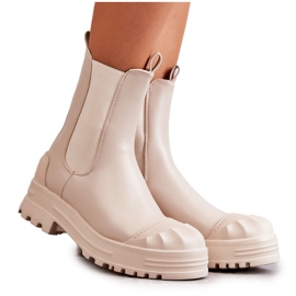 PG1 Botas Bassti Classic High Workers Beige
