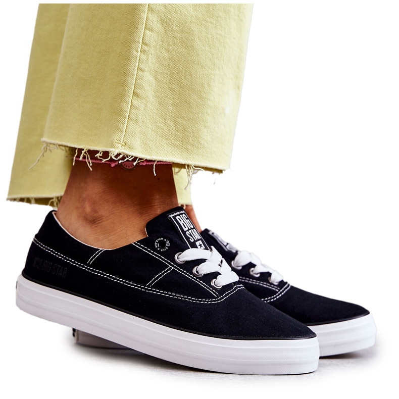 Sneakers Mujer Tela Big Star KK274019 Negro