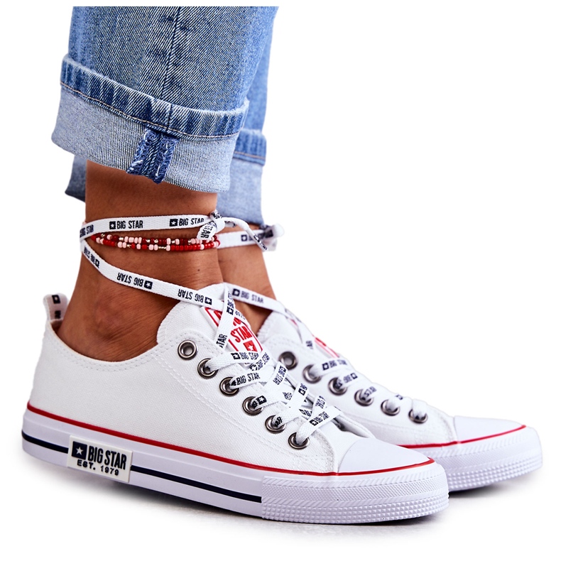 Zapatillas de Mujer Material Big Star KK274101 Blanco Zapatillas de Mujer Material Big Star KK274101 Blanco