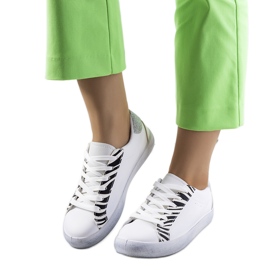 Deportivas Kameta Zebra blancas blanco