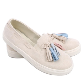 PA1 Deportivas de otoño con flecos Salma Beige