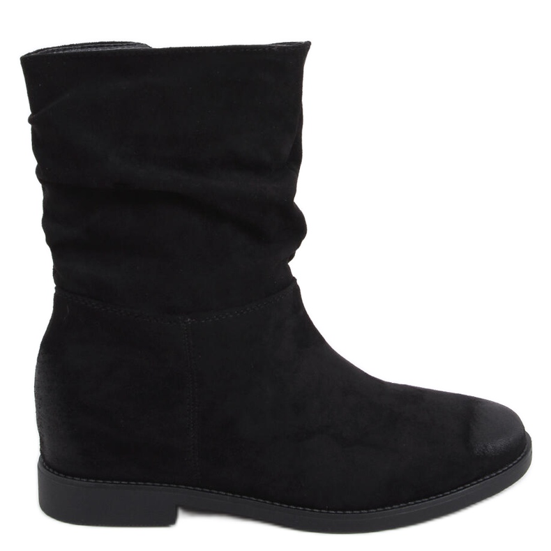 Botas con cuña oculta de Bansi Black negro