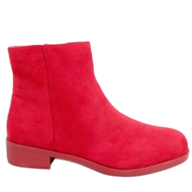 PA1 Botines Chelsea Mujer en ante Verbe Rojo