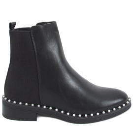 PA1 Botines Chelsea con perlas Lagos Black negro