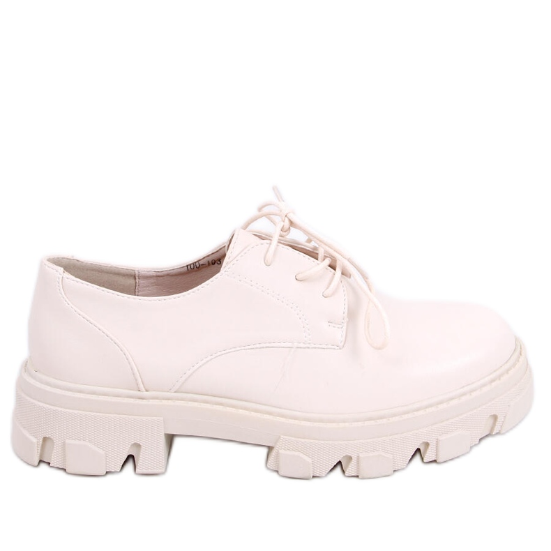 PA1 mocasines con cordones Tekla Beige PA1 mocasines con cordones Tekla Beige