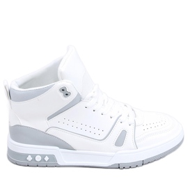 PA1 zapatillas tobilleras Liam Grey blanco gris PA1 zapatillas tobilleras Liam Grey blanco gris