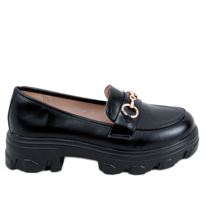 PA1 Mocasines de suela alta de Eloise Black negro